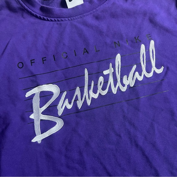 Nike Dri-FIT Standard Issue Official Basketball Sweatshirt Sz S Retro Embroidery - Picture 4 of 13